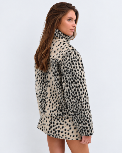 Faux Fur Neck Jacket