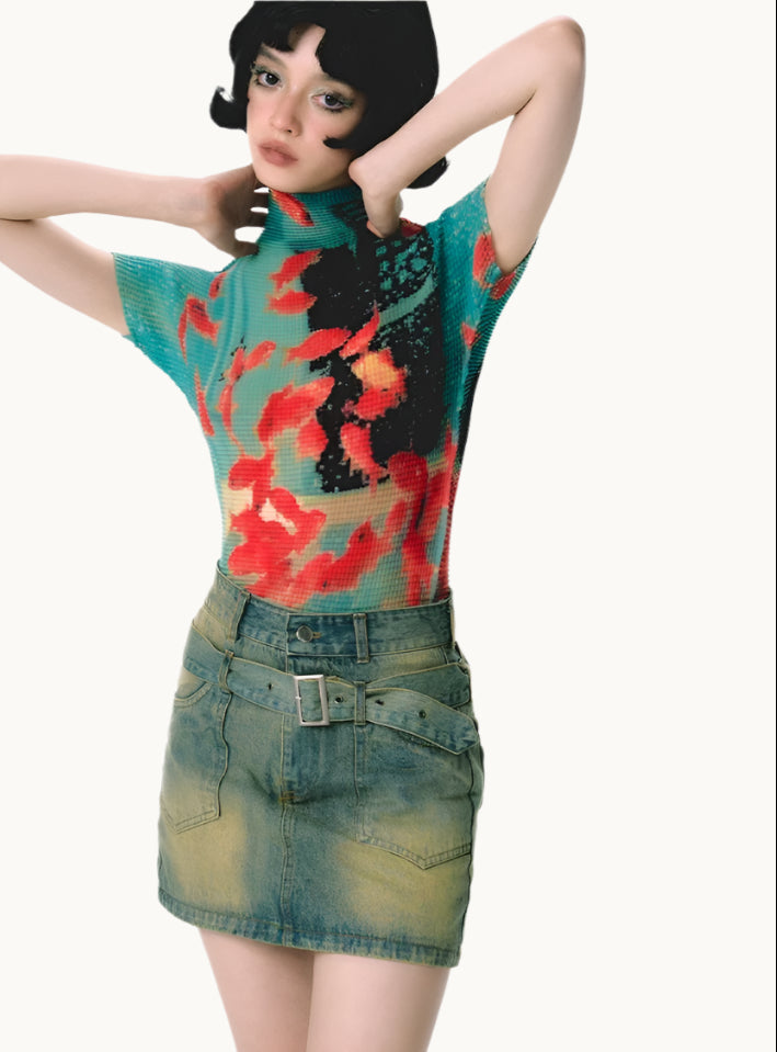 Goldfish Pixel Tee