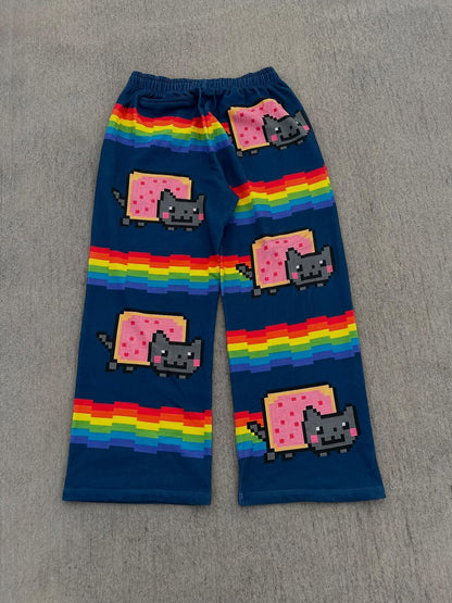 Nyan Cat Sweat Pants